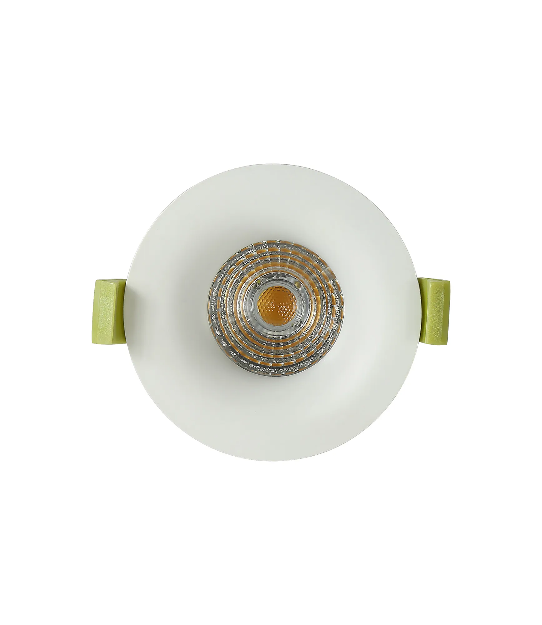 Bruve GU10 Recessed Round Matt White IP65 Downlighter, Cut-Out 68mm DX200400  Dlux Bruve IP65